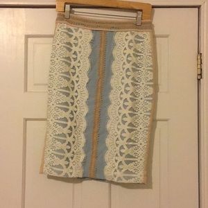 Endless Rose Lace Pencil Skirt